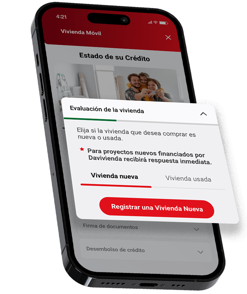 Elija «Crédito de Vehá­culo» y adquiera su crédito en 5 minutos