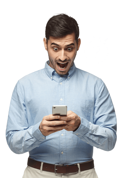 Hombre con celular - Preguntas Frecuentes