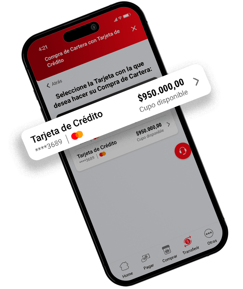 Adquiera su Compra de Cartera con Tarjeta de Crédito